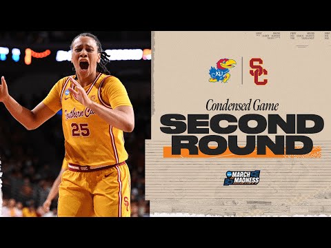 USC vs. Kansas - Second Round NCAA tournament extended highlights