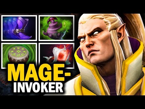 MagE- Invoker QUAS WEX Build Against Razor Mid  Crazy Items ft. EG.Cr1t- Clockwerk | Dota 2 Invoker