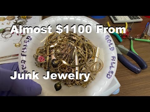PURE GOLD From Junk Gold Filled Jewelry