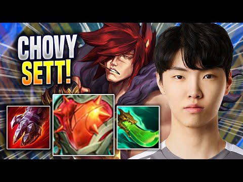 CHOVY IS SO GOOD WITH SETT! - GEN Chovy Plays Sett TOP vs Rumble! | Season 2023