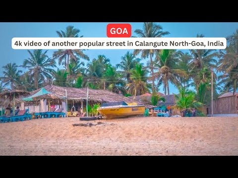 Holiday Street in Calangute, North-Goa, India | Virtual Tour.