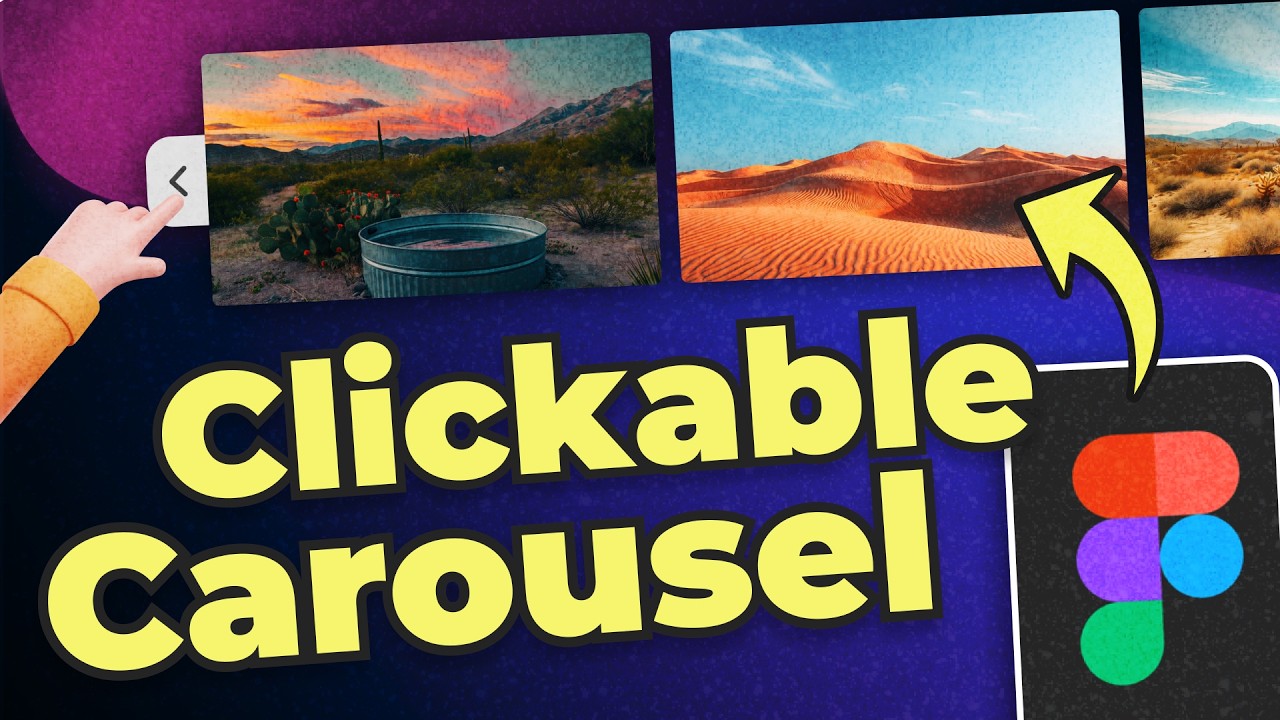 How to Create a Clickable Carousel in Figma | Interactive Carousel Design Tutorial