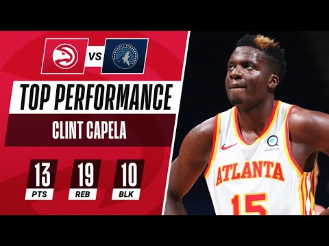 Clint Capela's Tallies WILD & Rare Triple-Double | 10 BLOCKS ❌