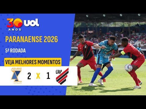 Athletico-PR suffers a comeback defeat and loses to Azuriz in the Paraná State Championship; see ...