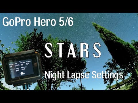 GoPro Hero 5/6 - Night Lapse Tutorial : STARS (Tuscany/Italy)