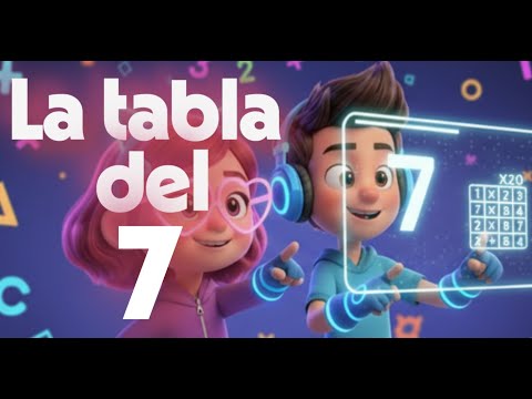 Canción de la Tabla del 7 con LUMI, Mia y Cid | Multiplicaciones | Matemática