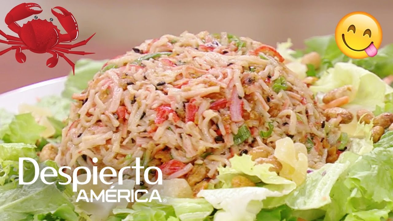 Watch Receta fácil y rápida de ensalada de cangrejo Now Receta fácil y rápida de ensalada de cangrejo