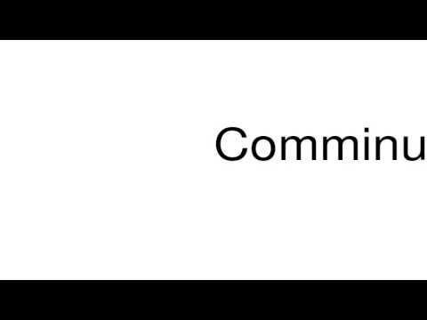 How to pronounce Comminute