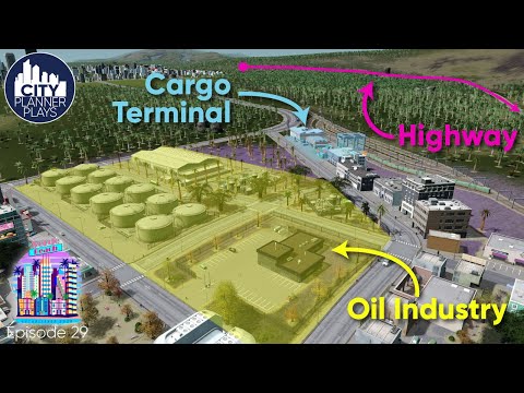 Building an Import-Based Oil Industry: Verde Beach - Vanilla Cities Skylines Build  (Ep. 29)