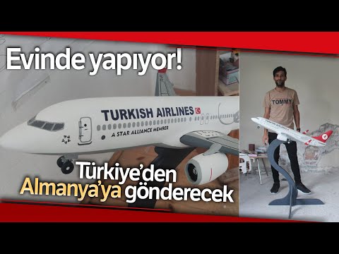 Evinde Yaptığı Maket Uçaklarla, Almanya’dan Bile Sipariş Alıyor