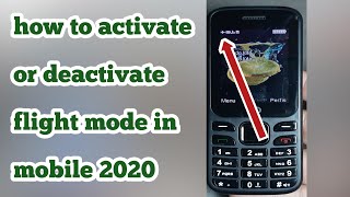 How to activate or deactivate Flight Mode in mobile 2020