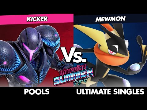 Hitpoint Summer: August POOLS - Kicker (Samus) Vs. Mewmon (Greninja) SSBU
