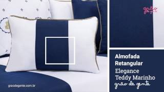 Almofada Retangular Elegance Teddy Marinho | Ref: 59045