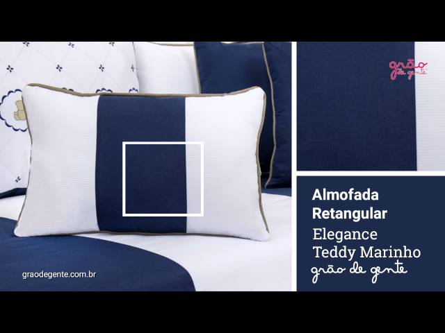 Almofada Retangular Elegance Teddy Marinho | Ref: 59045