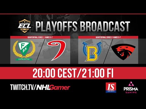 Färjestad BK vs JYP Jyväskylä & Unlucky Boys vs hREDS - ECL 10 (Elite) QF | NHL 20 EASHL 6's
