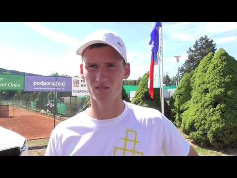 David Poljak po vítězství v osmifinále Rieter Open Ústí nad Orlicí 2018