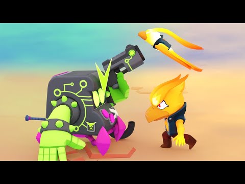 VIRUS 8-BIT vs PHOENIX CROW | 19 Tests | Best Skin in Brawl Stars!