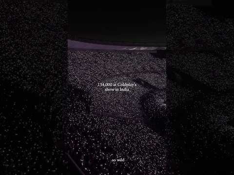 Such a heavenly view ✨ An India Full of Stars #ColdplayAhmedabad 🤍 ig/erickadesouza Coldplay