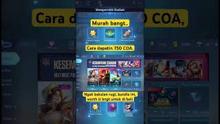Download lagu Cara dapatin 750 COA murah #shorts #shortvideo #mobilelegends #mlbb mp3 Download lagu Cara dapatin 750 COA murah #shorts #shortvideo #mobilelegends #mlbb mp3