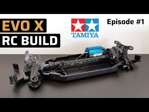 The Best Mitsubishi Evolution X Tamiya RC car build on the YouTube