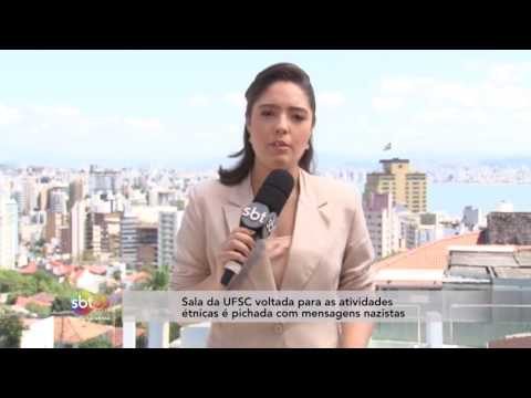 Sala da UFSC voltada para as atividades étnicas é pichada com mensagens nazistas