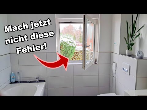 Badezimmer lüften - Diese typischen Fehler solltest du unbedingt vermeiden