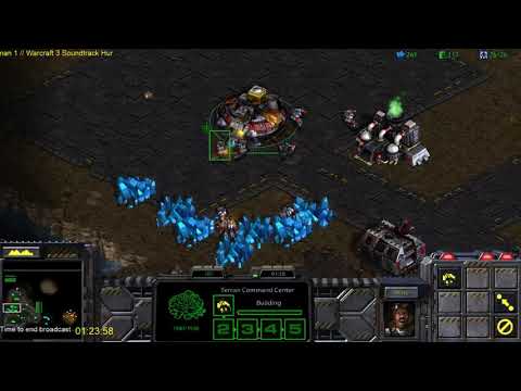 Testing some Terran07 + Terran11 on vanilla UEDaip, starcraft 1 hard campaigns mod.