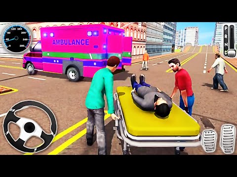 Ambulance Rescue Driver Simulator (12 - 20LV) Hero Van Offroad Emergency - Best Android GamePlay #3