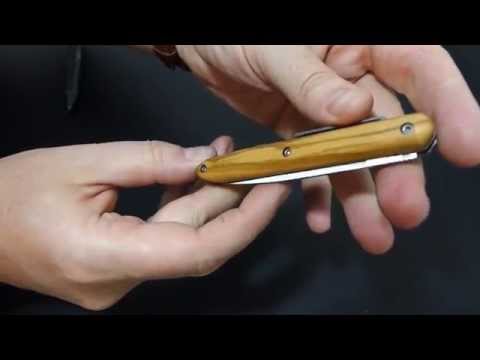 Robert David L'Epicurien Mignon | Sandvik 12C27 / Olive | EDC Gear Werkzeug Multitool