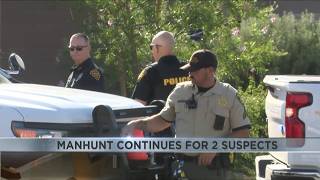 Suspects' alleged vehicle found as manhunt continues for Tucson killers