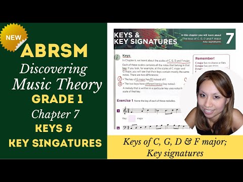 ABRSM Music Theory - 'Discovering Music Theory' Grade 1 Ch.7 'Key Signatures' Walkthrough Sample