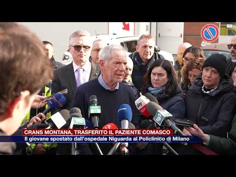 Etg - Crans Montana, trasferito dal Niguarda al Policlinico il comasco ferito nell’incendio