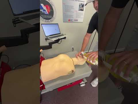 How to provide breaths with the Bag Valve Mask (BVM).