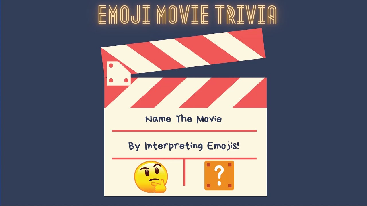 Emoji Movie Trivia Game