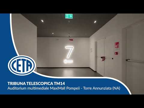 Tribuna telescopica CETA per Auditorium Maximall ...
