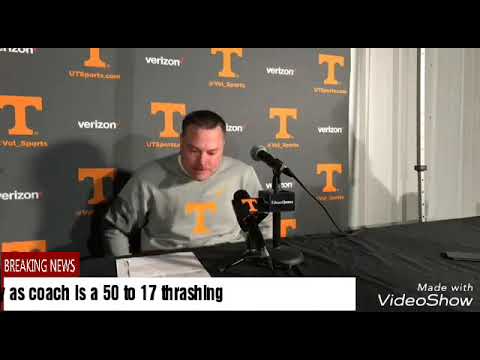 Butch Jones Presser After losing 50 to 17 to Missouri