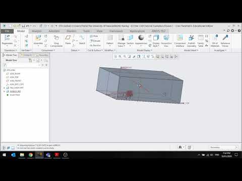 Boolean subtract/cut | Creo Tutorial