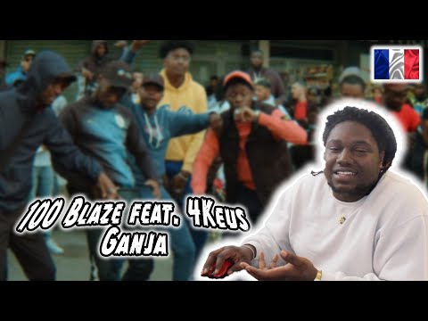 100 Blaze feat. 4Keus - Ganja | FRENCH RAP REACTION