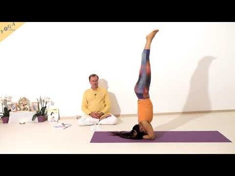 Kopfstand mit Bhastrika Atem - Yoga Asana Lexikon