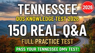 Tennessee DMV Permit Practice Test 2026 — 150 Real Department of Safety Questions You MUST KNOW!