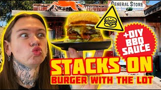 Stacks On Burger (BBQ SAUCE)