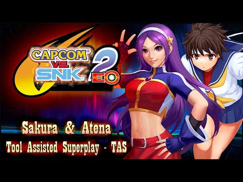 【TAS】CAPCOM VS SNK 2 - STUDENTS TEAM - ATHENA & SAKURA