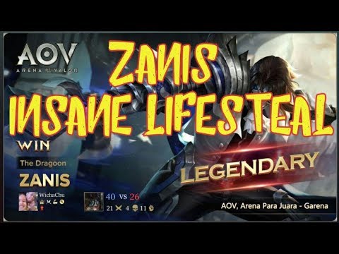ZANIS ARENA OF VALOR Best Build and Gameplay