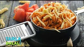 Pasta in Tomato Sauce (Tiffin Recipe) by Tarla Dalal