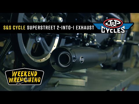 S&S Super Street 2 into 1 Install : Sportster Iron 1200