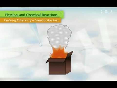 Evidence of a Chemical Reaction