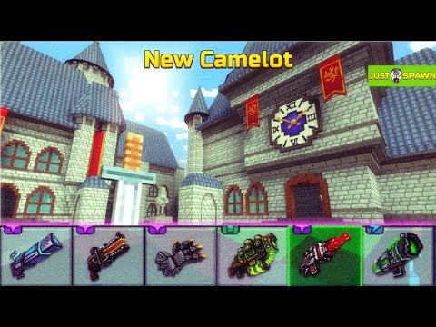 New Camelot - Pixel Gun 3D New Update 16.6 New Map Gameplay