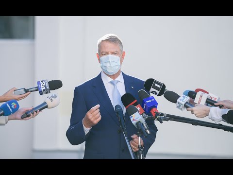 Declarația de presă susținută de Președintele României - participare la votul pentru alegeri locale