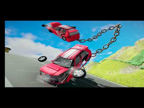 Chained Car Crashes - BeamNG Drive | game videos for kids | 3D Game Videos | Kids Game Videos
