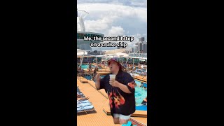 Me the Moment I Step On a Cruise #shorts
